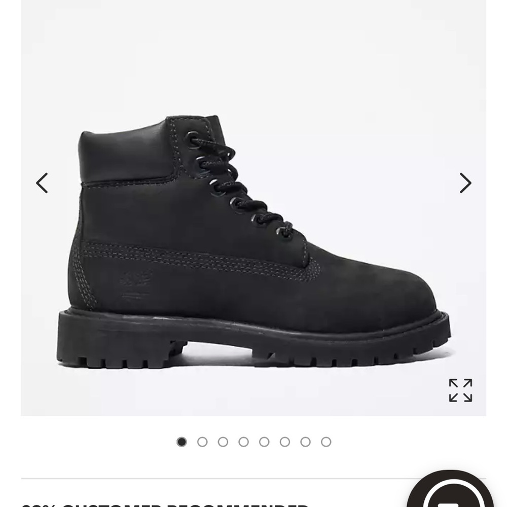 Black Youth Timberland® Premium 6-Inch Waterproof Boot